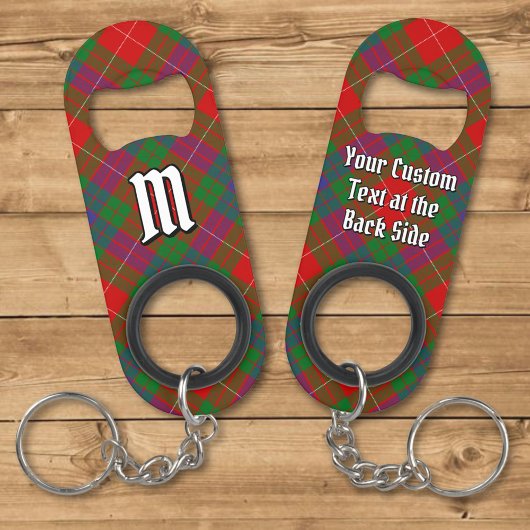 Clan Fraser Tartan Sleutelhanger Bottle Open Mini Flessenopener