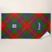 Clan Fraser Tartan-strandhanddoek Strandlaken (Voorkant)