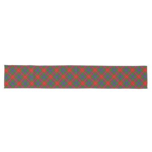 Clan Fraser Tartan Table Runner Lange Tafelloper (Horizontaal)