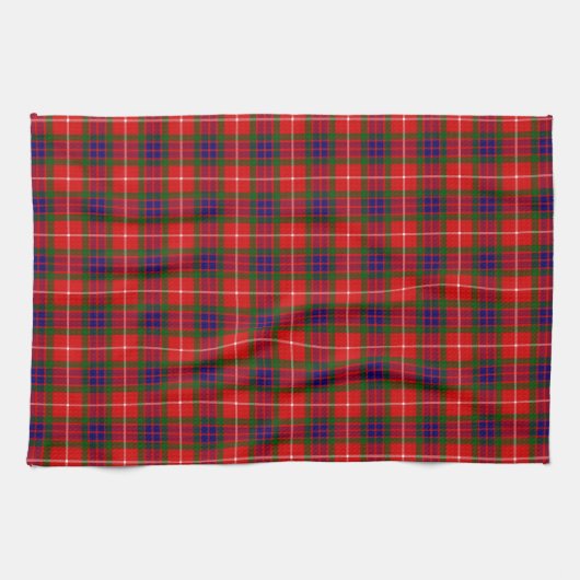 Clan Fraser Tartan Theedoek (Horizontaal)