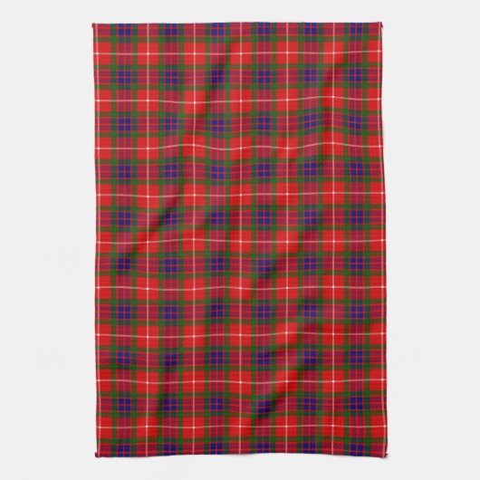 Clan Fraser Tartan Theedoek (Verticaal)
