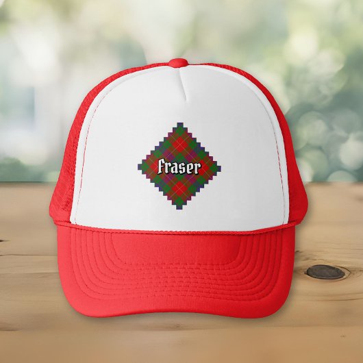 Clan Fraser Tartan Trucker Hat Trucker Pet