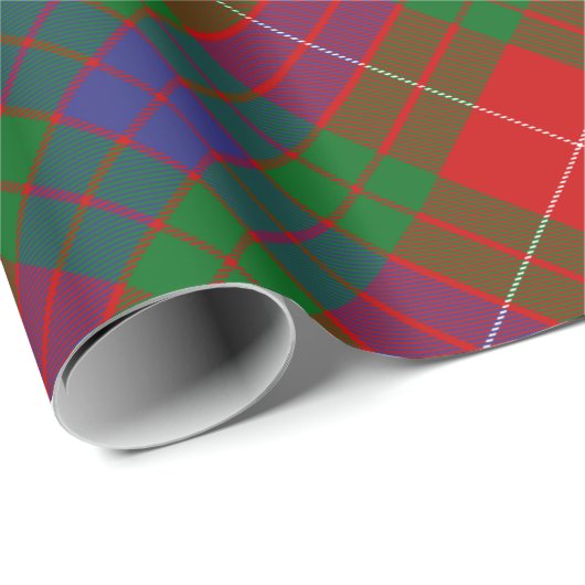 Clan Fraser Tartan Wrapping Paper Cadeaupapier (Rol Hoek)