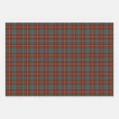Clan Fraser Tartanvariaties Inpakpapier Vel (Voorkant 3)