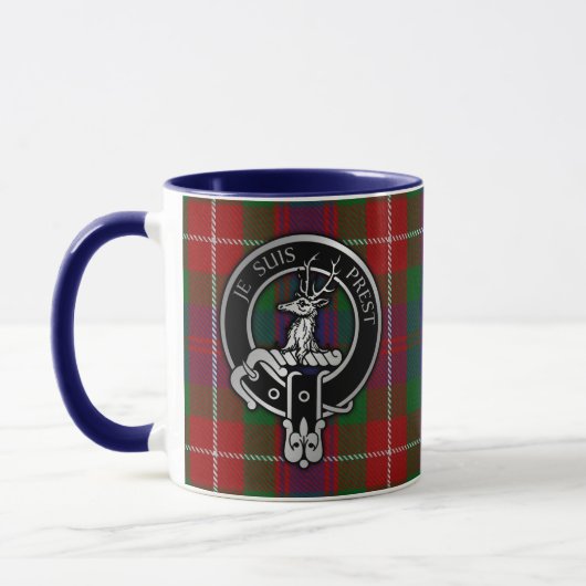Clan Fraser van de Mok Lovat Crest & Tartan (Links)
