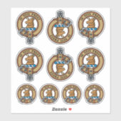 Clan Fraser van de Reeks van de Sticker van Lovat  (Vel)