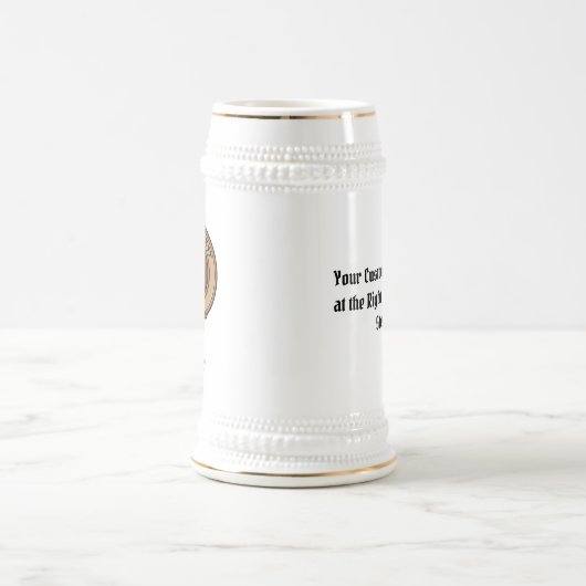 Clan Fraser van Lovat Crest Bierpul (Center)