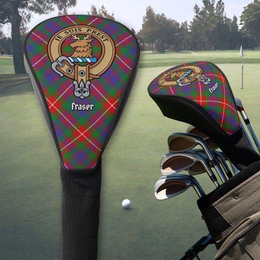 Clan Fraser van Lovat Crest Golf Head Hoesje Golfheadcover