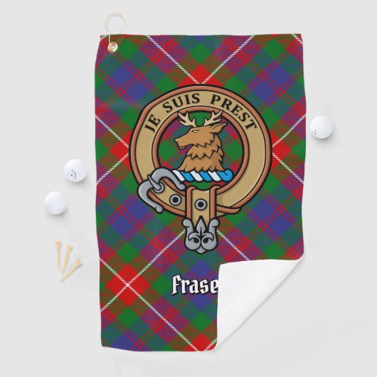 Clan Fraser van Lovat Crest Golfhanddoek (Insitu)