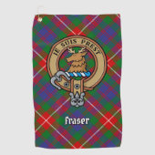 Clan Fraser van Lovat Crest Golfhanddoek (Voorkant)