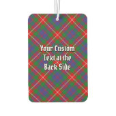 Clan Fraser van Lovat Crest over Tartan Luchtverfrisser (Achterkant)