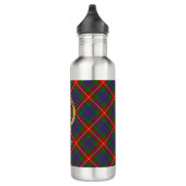Clan Fraser van Lovat Crest over Tartan Waterfles (Rechts)