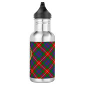 Clan Fraser van Lovat Crest over Tartan Waterfles (Rechts)