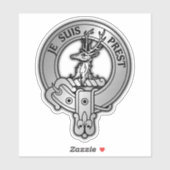 Clan Fraser van Lovat Crest Sticker (Vel)