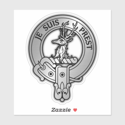 Clan Fraser van Lovat Crest Sticker (Vel)