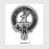 Clan Fraser van Lovat Crest Sticker (Vel)