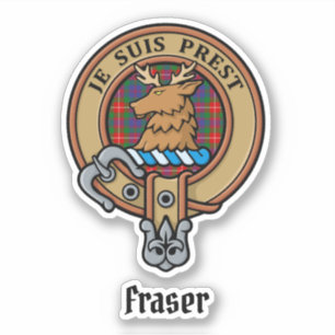 Clan Fraser van Lovat Crest Sticker