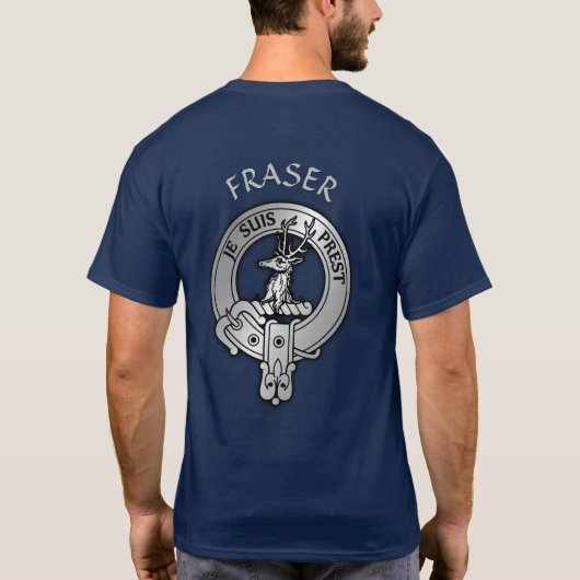 Clan Fraser van Lovat Crest T-shirt (Achterkant)