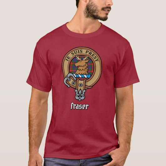 Clan Fraser van Lovat Crest T-shirt (Voorkant)