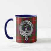 Clan Fraser van Lovat Crest & Tartan Mok (Links)