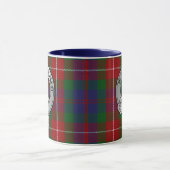 Clan Fraser van Lovat Crest & Tartan Mok (Midden)
