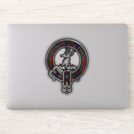 Clan Fraser van Lovat Crest & Tartan Sticker