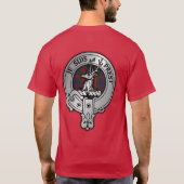 Clan Fraser van Lovat Crest & Tartan T-shirt (Achterkant)
