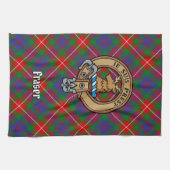 Clan Fraser van Lovat Crest Theedoek (Horizontaal)
