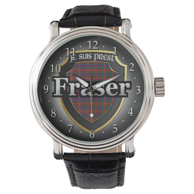 Clan Fraser van Lovat Scotland Celebration Watch Horloge (Voorkant)