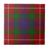 Clan Fraser van Lovat Scottish Expressions Tartan Tegeltje (Voorkant)