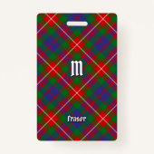 Clan Fraser van Lovat Tartan Badge (Voorkant)
