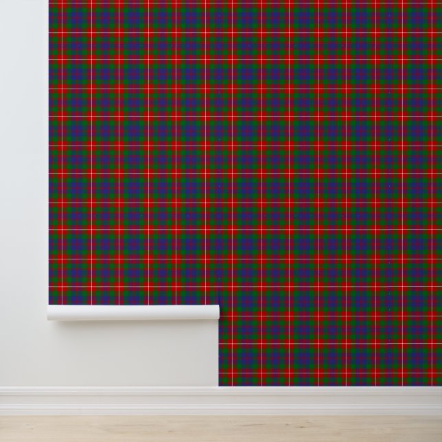 Clan Fraser van Lovat Tartan Behang (Applicatie)
