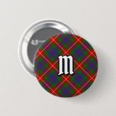 Clan Fraser van Lovat Tartan Button (Voorkant /achterkant)