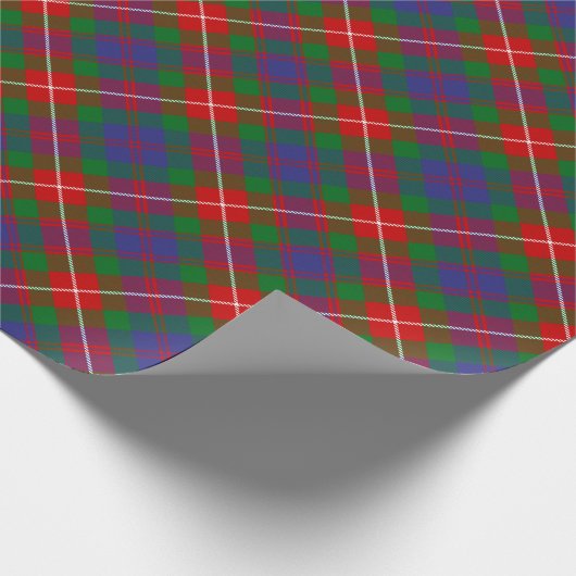 Clan Fraser van Lovat Tartan Cadeaupapier (Hoek)