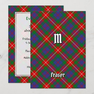 Clan Fraser van Lovat Tartan Kaart