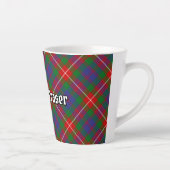 Clan Fraser van Lovat Tartan Latte Mok (Rechts)