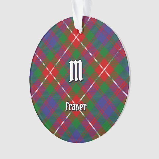 Clan Fraser van Lovat Tartan Ornament (voorkant)