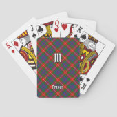 Clan Fraser van Lovat Tartan Pokerkaarten (Achterkant)