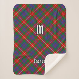 Clan Fraser van Lovat Tartan Sherpa Deken