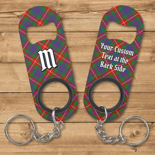 Clan Fraser van Lovat Tartan Sleutelhanger Bottle  Mini Flessenopener