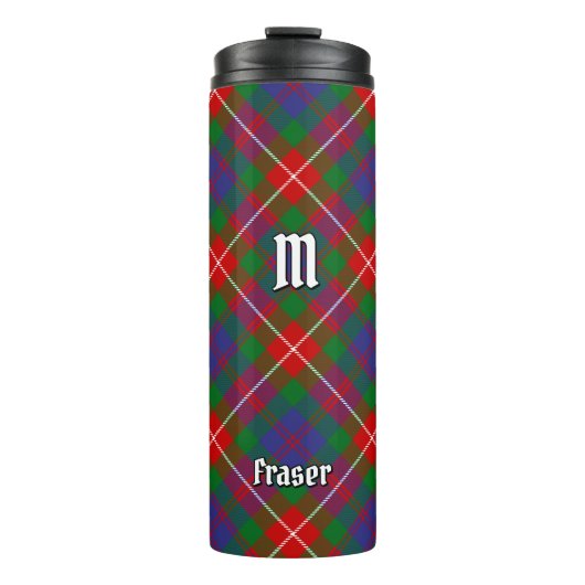 Clan Fraser van Lovat Tartan Thermal Tumbler Thermosbeker (Voorkant)