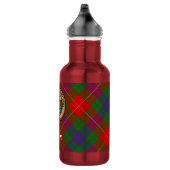 Clan Fraser Wapen over Tartan Waterfles (Rechts)