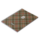 Clan Fraser Weathered Hunting Tartan Notitieboek (Linkerzijde)