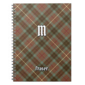 Clan Fraser Weathered Hunting Tartan Notitieboek (Voorkant)