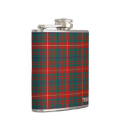 Clan Fulton Tartan Monogrammed Heupfles (Rechts)