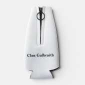 Clan Galbraith Crest koelbox Flesjeskoeler (Achterkant)