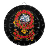 Clan Galbraith Dart Board met Crest Dartbord (Voorkant)
