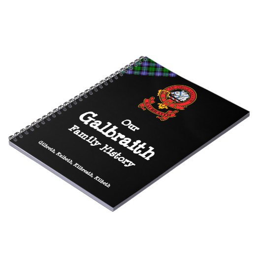 Clan Galbraith Family History Book Notitieboek (Linkerzijde)