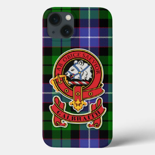 Clan Galbraith Iphone 13 Hoesje (Achterkant)