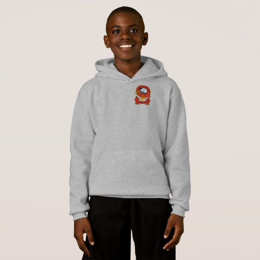 Clan Galbraith Kinder Hoodies met Clan Crest (Voorkant volledig)